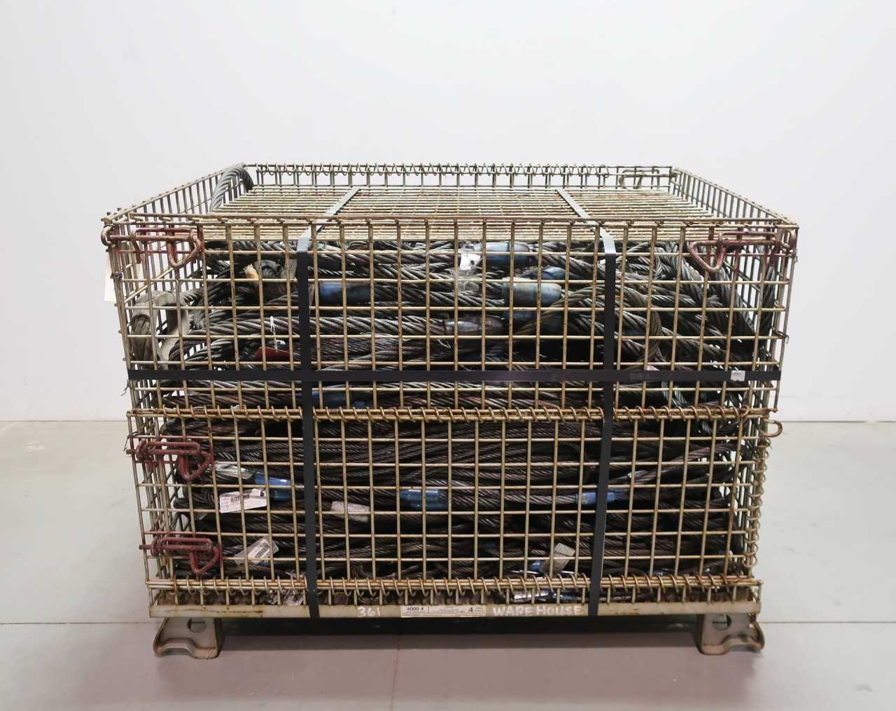 DELTA RIGGING STEEL WIRE SLINGS WITH STEEL CAGE - LIFTING EQUIPMENT