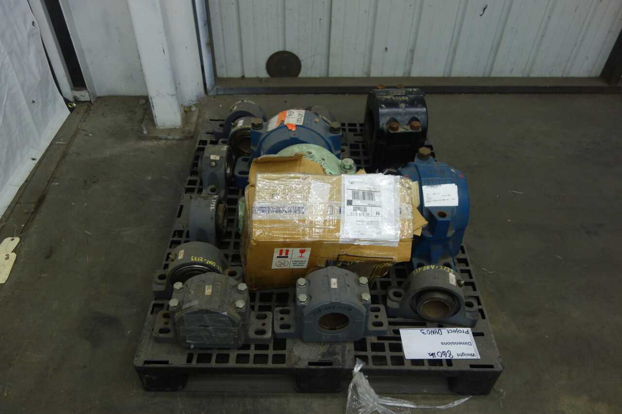 PALLET OF ASSORTED PILLOW BLOCK BEARINGS AND HOUSINGS - BEARINGS