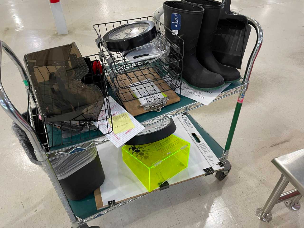 Rolling Cart With All Contents - ROLLING CARTS