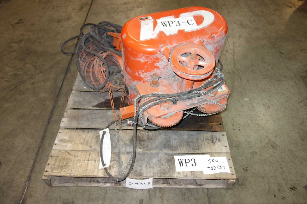 CM ELECTRIC HOIST 6TON 10FPM 5HP 7053E - LIFTING EQUIPMENT