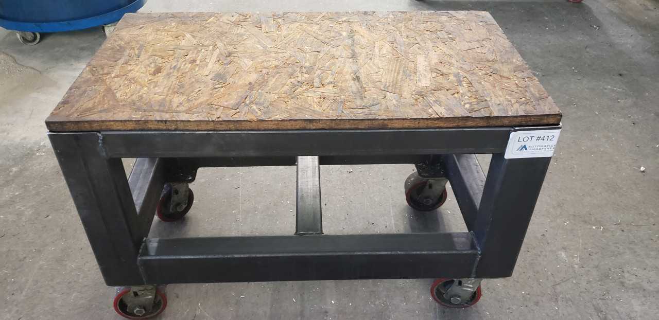 Heavy Steel Rolling Cart 18" x 30" - ROLLING CARTS Heavy Steel Rolling Cart 18" x 30" - ROLLING CARTS
