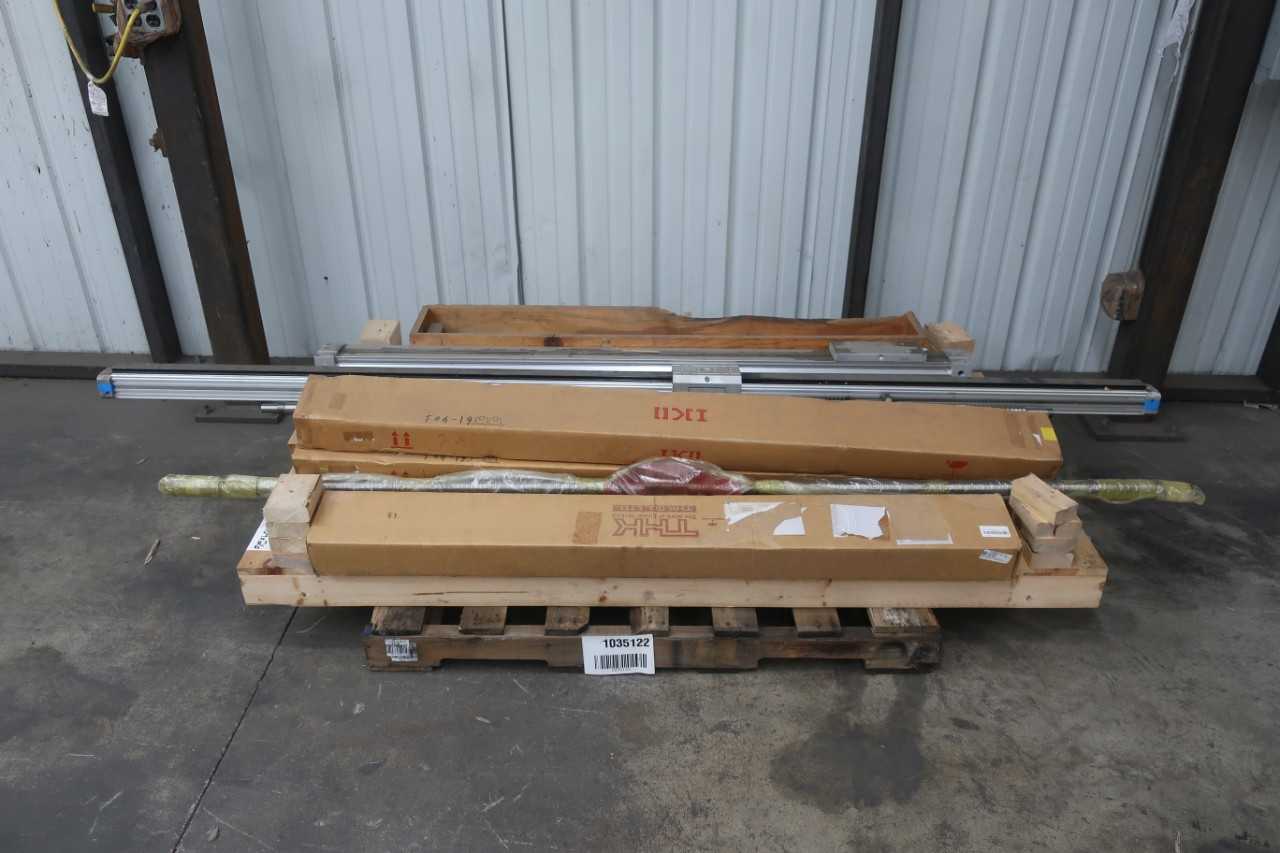 PALLET OF ASSORTED LINEAR MOTION PARTS AND ACCESSORIES - ELECTRICAL COMPONENTS