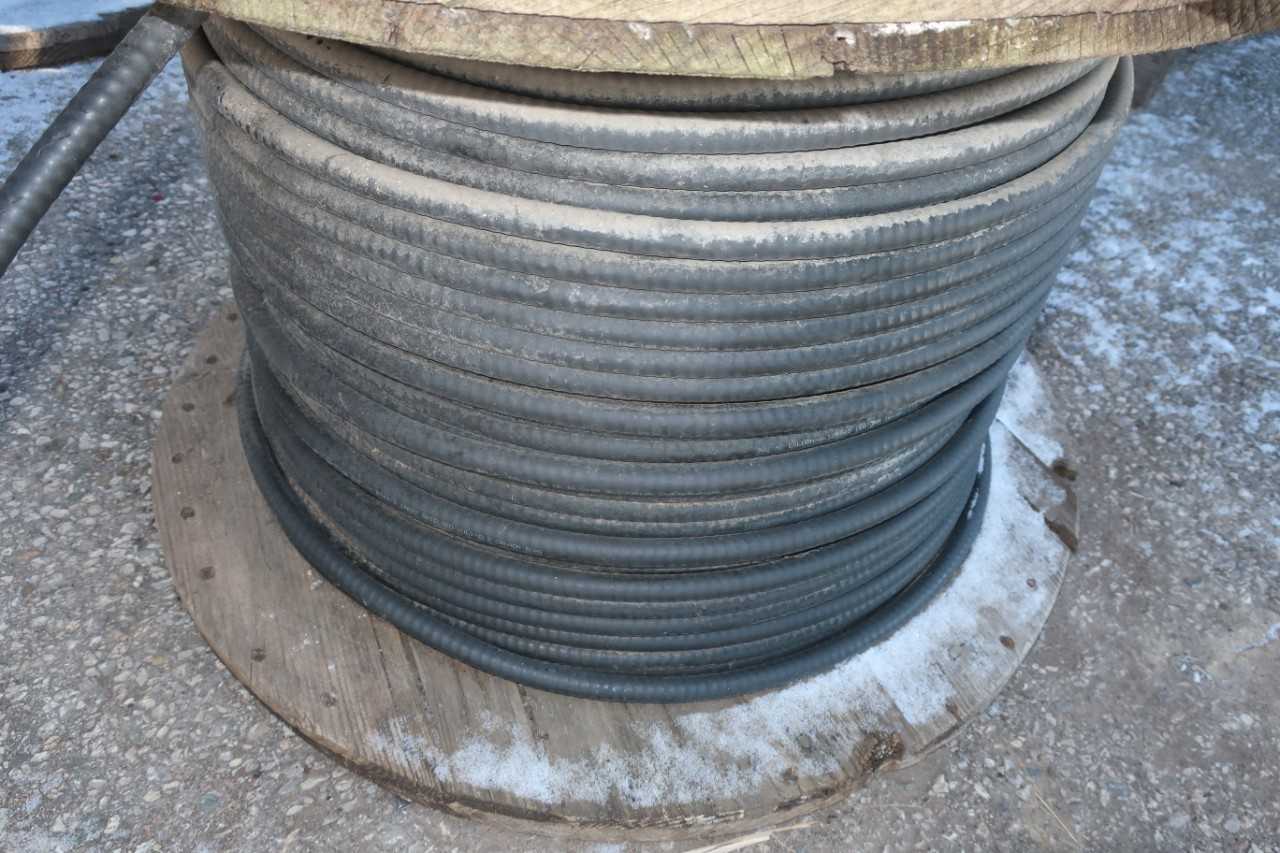 4 SPOOLS OF ASSORTED INSULATED  CABLE-WIRE - ELECTRICAL COMPONENTS