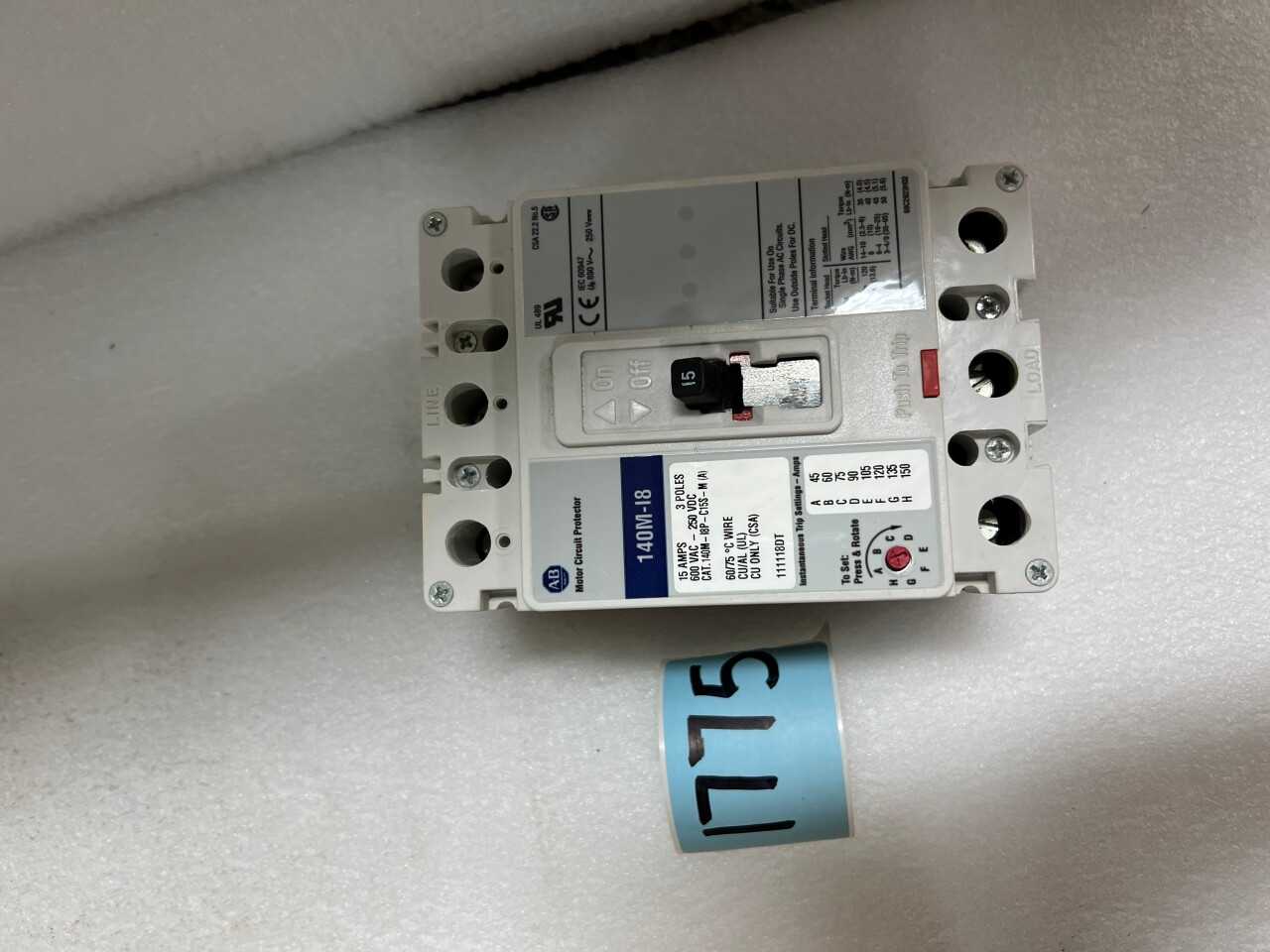Allen Bradley circuit breakers - CIRCUIT BREAKERS