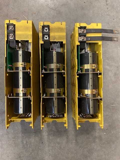 Set of 3 Fanuc A06B-6083-H230 Capacitor Modules - Used - Bench Tested - CAPACITORS
