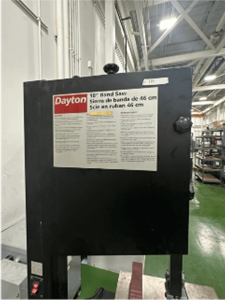 DAYTON 6Y942A 18" BAND SAW - METAL SAWS