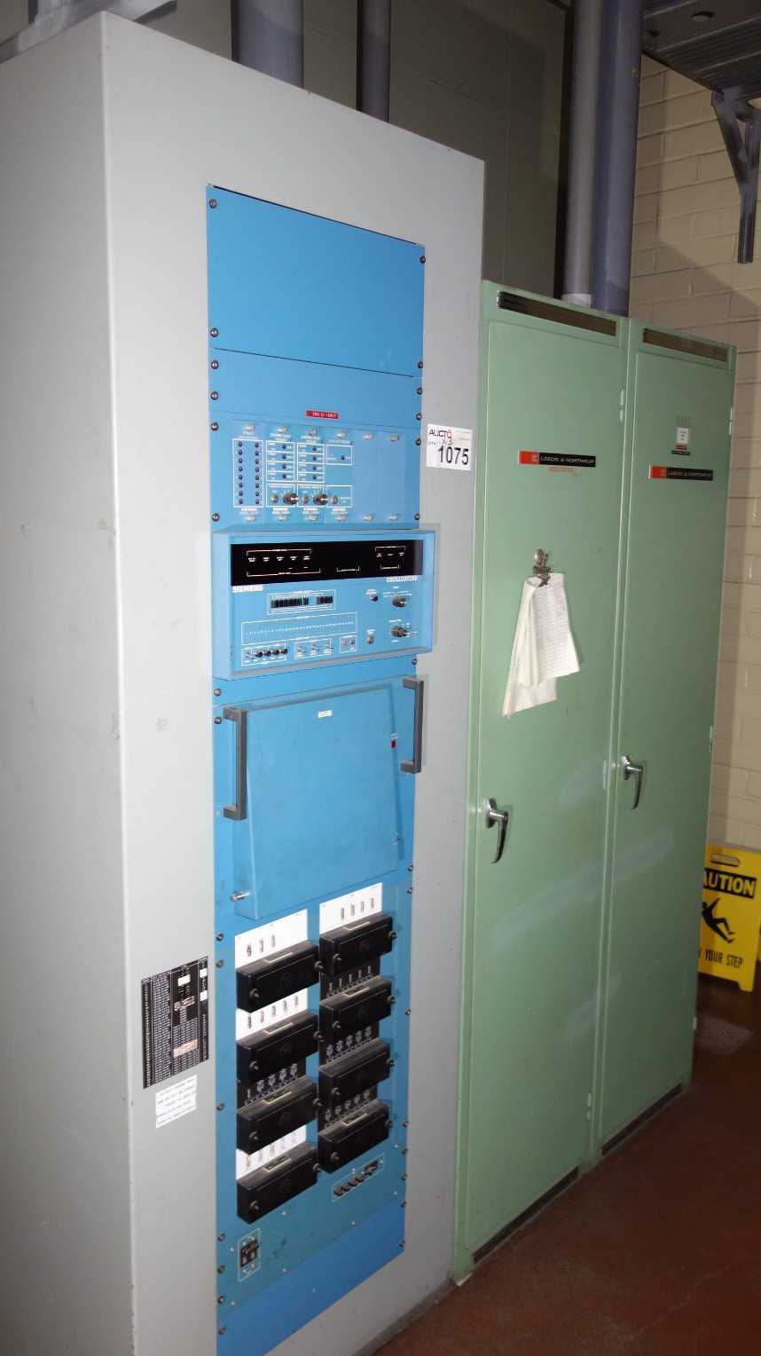 3X VERTICAL SECTIONS SIEMENS OSCILLOSTORE CONTROL CABINET (DELAYED REMOVAL) - AUTOMATION & CONTROLS