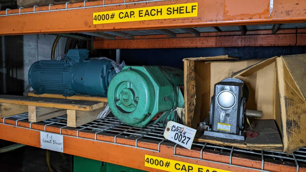 Lot of 4 motors Baldor 7.5 HP - ELECTRIC MOTORS