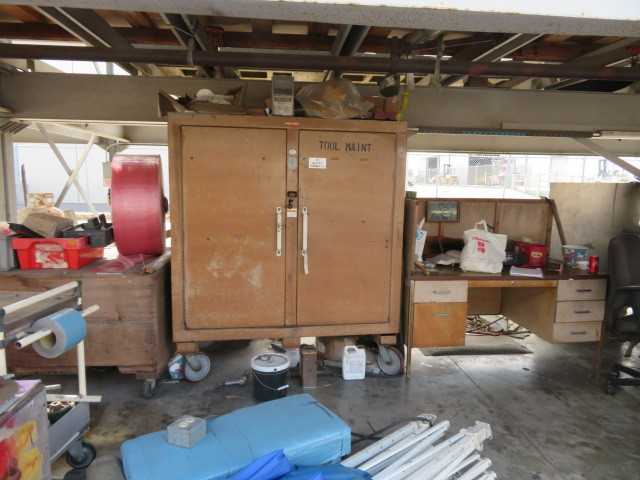 Air Compressor, (2) Drawer Cabinet w/Contents and Tool Box - TOOL STORAGE