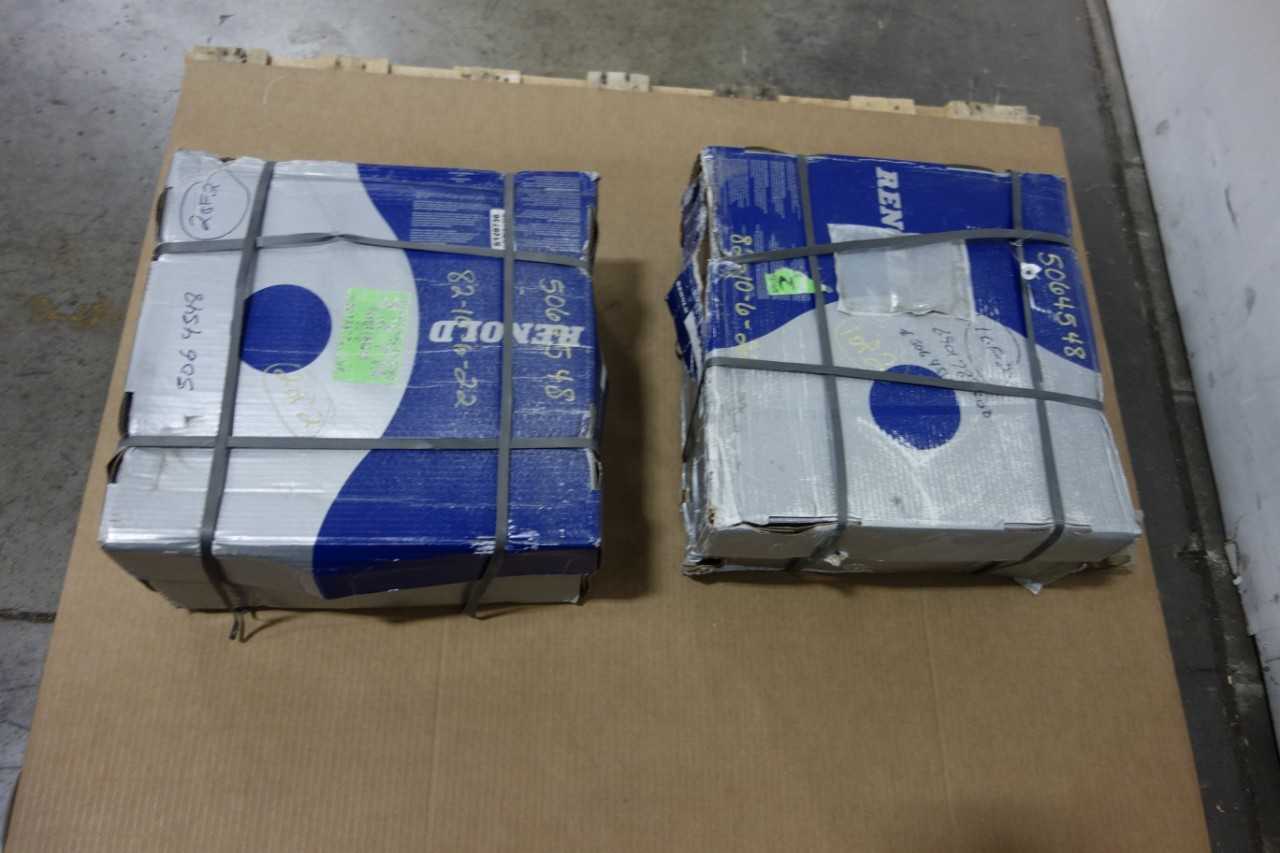 LOT OF 2 RENOLD ROLLER CHAIN - ROLLER CHAIN