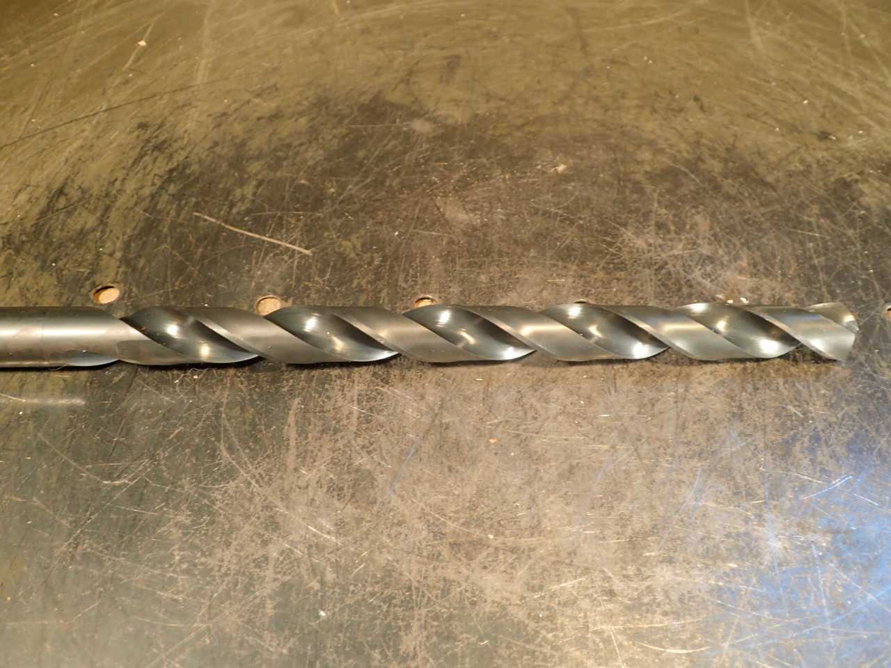 Vermont 11/16" x 12" OAL Extra Long Length Straight Shank HSS Drill Bit: USA - MACHINING EQUIPMENT PARTS