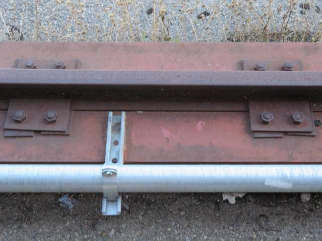 (2) pieces Crane Rails approx. 375' each and 90' wide overhead crane housing - CRANES