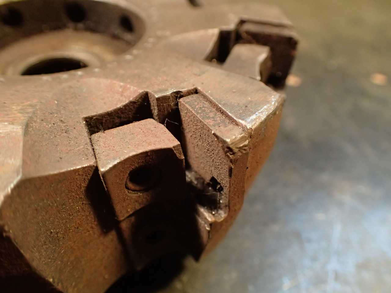 Lovejoy DCA-897L 5" Left Hand Indexable Carbide Shell Mill: 1.5" Arbor Hole - MILLING TOOLS