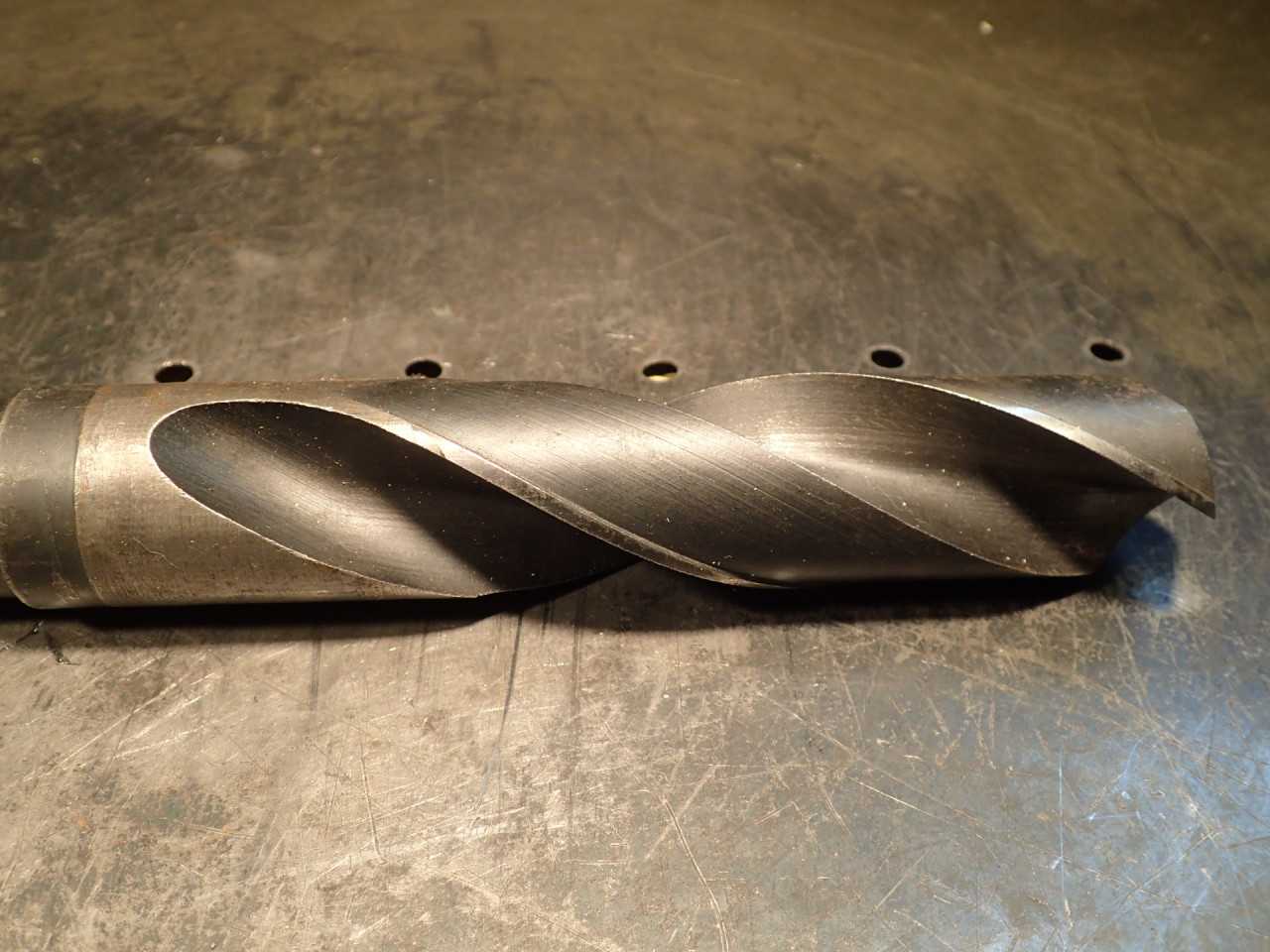 Vermont 1-7/16" 1.4375 HS Drill Bit: 5" Long Flutes Morse Taper #4 Shank MT4 4MT - WORKHOLDING