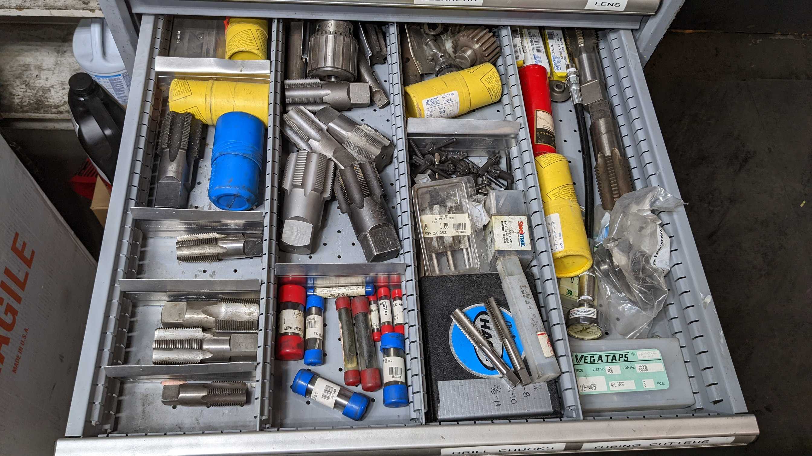 TOOL BOX AND CONTENTS - ELECTRIC POWER TOOLS
