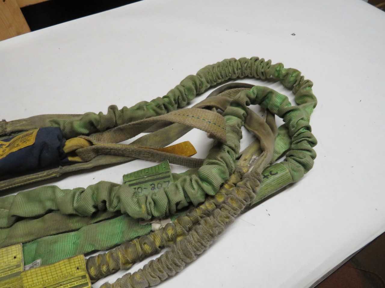 LOT OF 5 ASSORTED MILLER DURAFLEX 216M SAFETY LANYARD - LIFTING EQUIPMENT