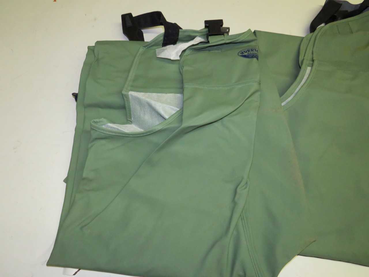 LOT OF 3 ASSORTED HURRICANE FLAME RETARDANT, OIL RESISTANT RAINWEAR OVERALLS - SAFETY SWITCH