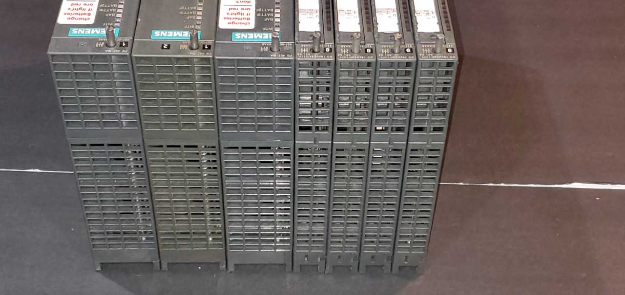 Assorted Siemens PLC cards - AUTOMATION & CONTROLS