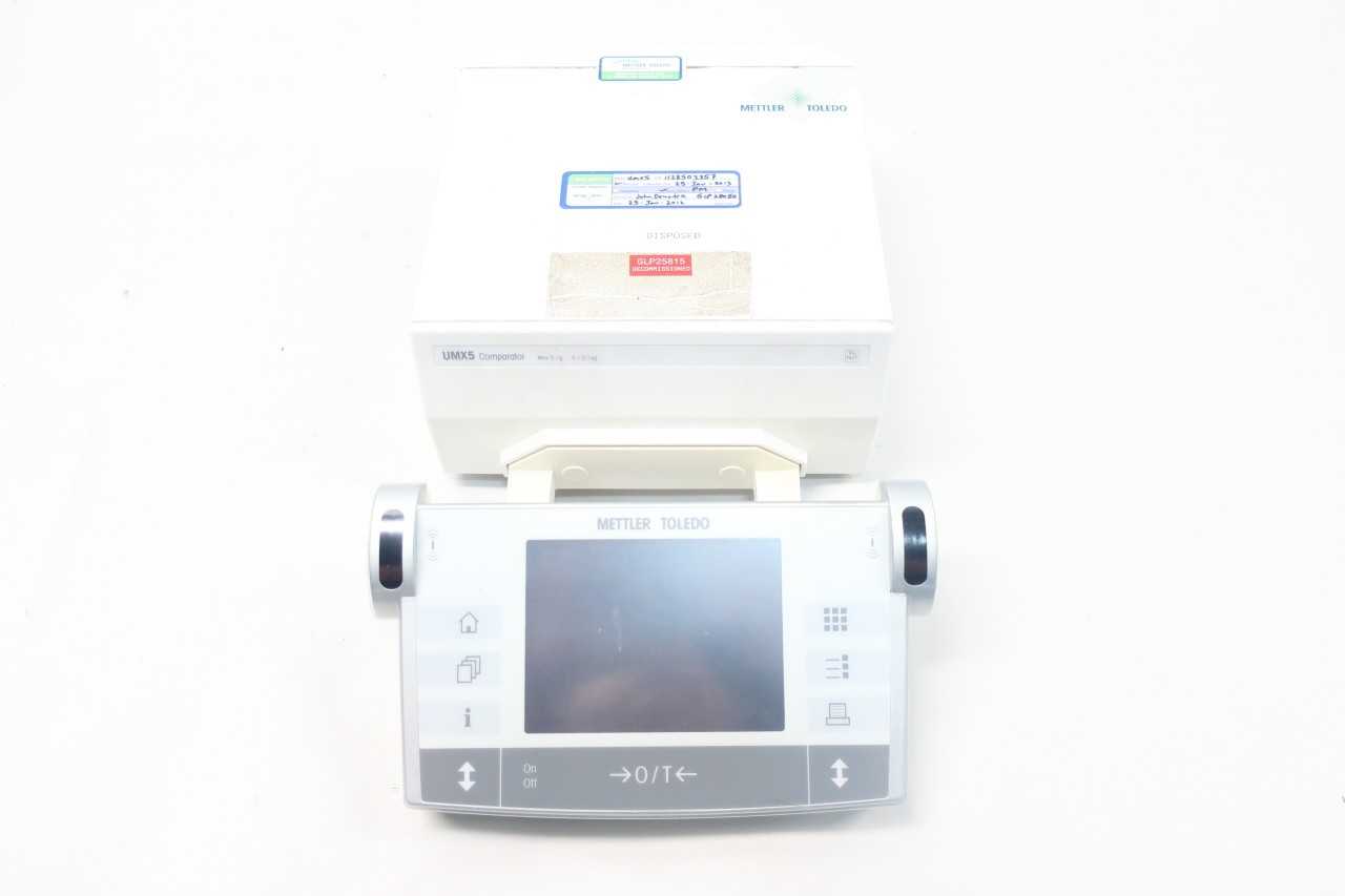 METTLER TOLEDO UMX5 COMPARATOR 12V-DC ANALYTICAL BALANCE - SCALES