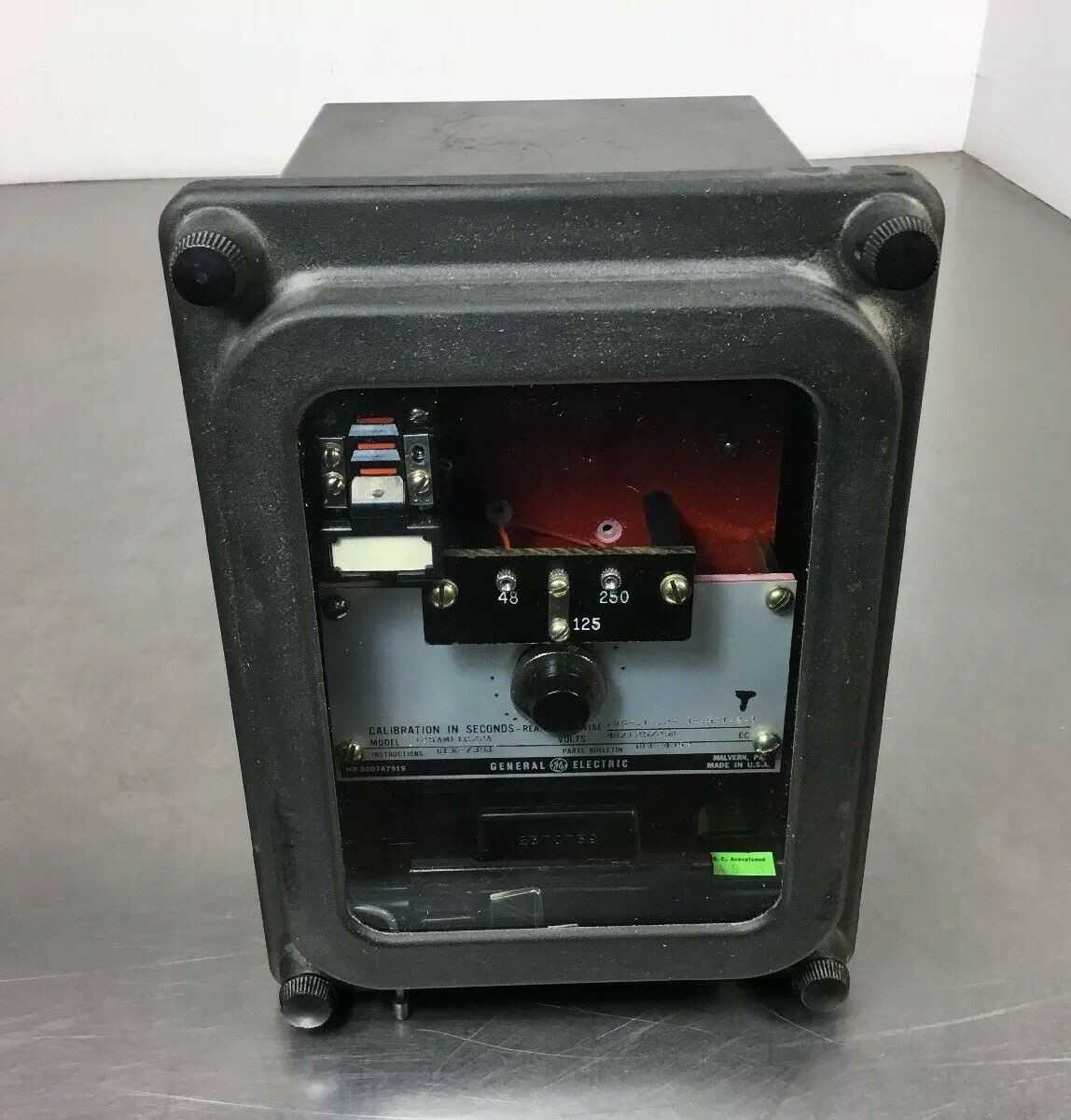 General Electric Static Timing Relay 12SAM11C22A - Used - Bench Tested - AUTOMATION & CONTROLS
