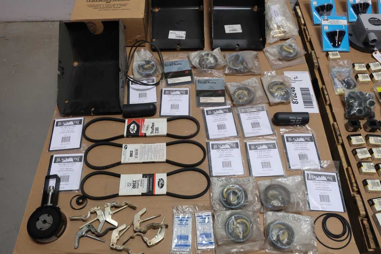 2 PALLETS OF ASSORTED ELECTRICAL PARTS - ELECTRICAL COMPONENTS