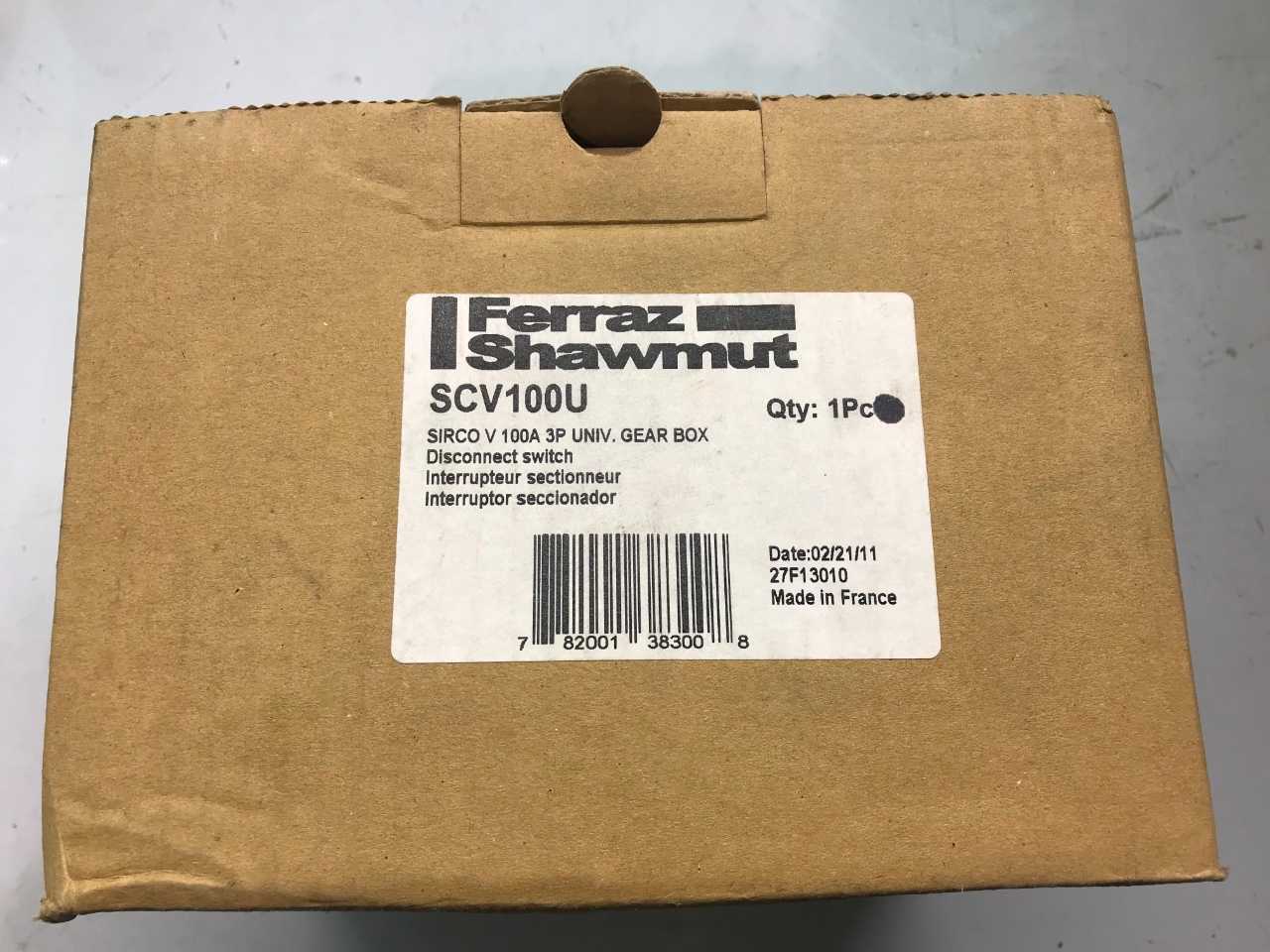 FERRAZ SHAWMUT SCV100U DISCONNECT SWITCH (QTY 1) - DISCONNECT SWITCHES
