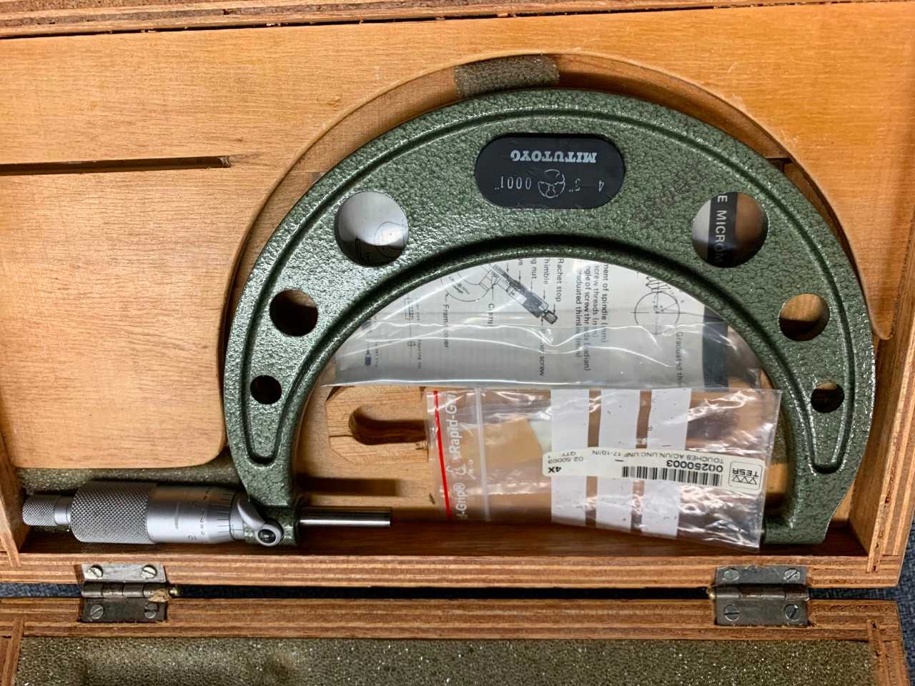 Mitutoyo Micrometer - METAL INSPECTION EQUIPMENT Mitutoyo Micrometer - METAL INSPECTION EQUIPMENT