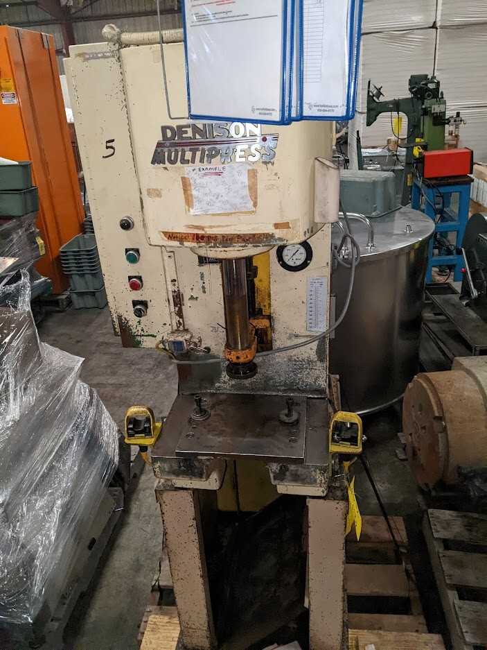 Denison 6 Ton Multipress - Missing Hydraulic Pump - PRESSES