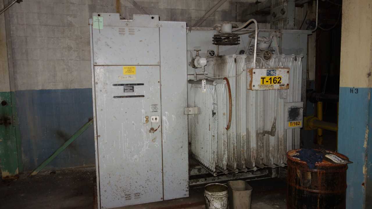 GE 2240 KVA OIL FILLED TRANSFORMER OA 13800-480Y/277 - CONTROL TRANSFORMERS