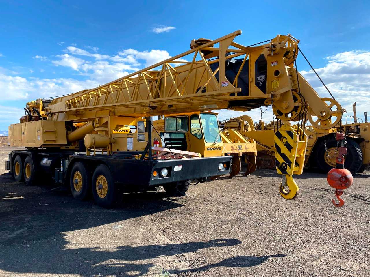1983 Grove TM-875 8x4 80 Ton Telescopic Boom Crane - CRANES