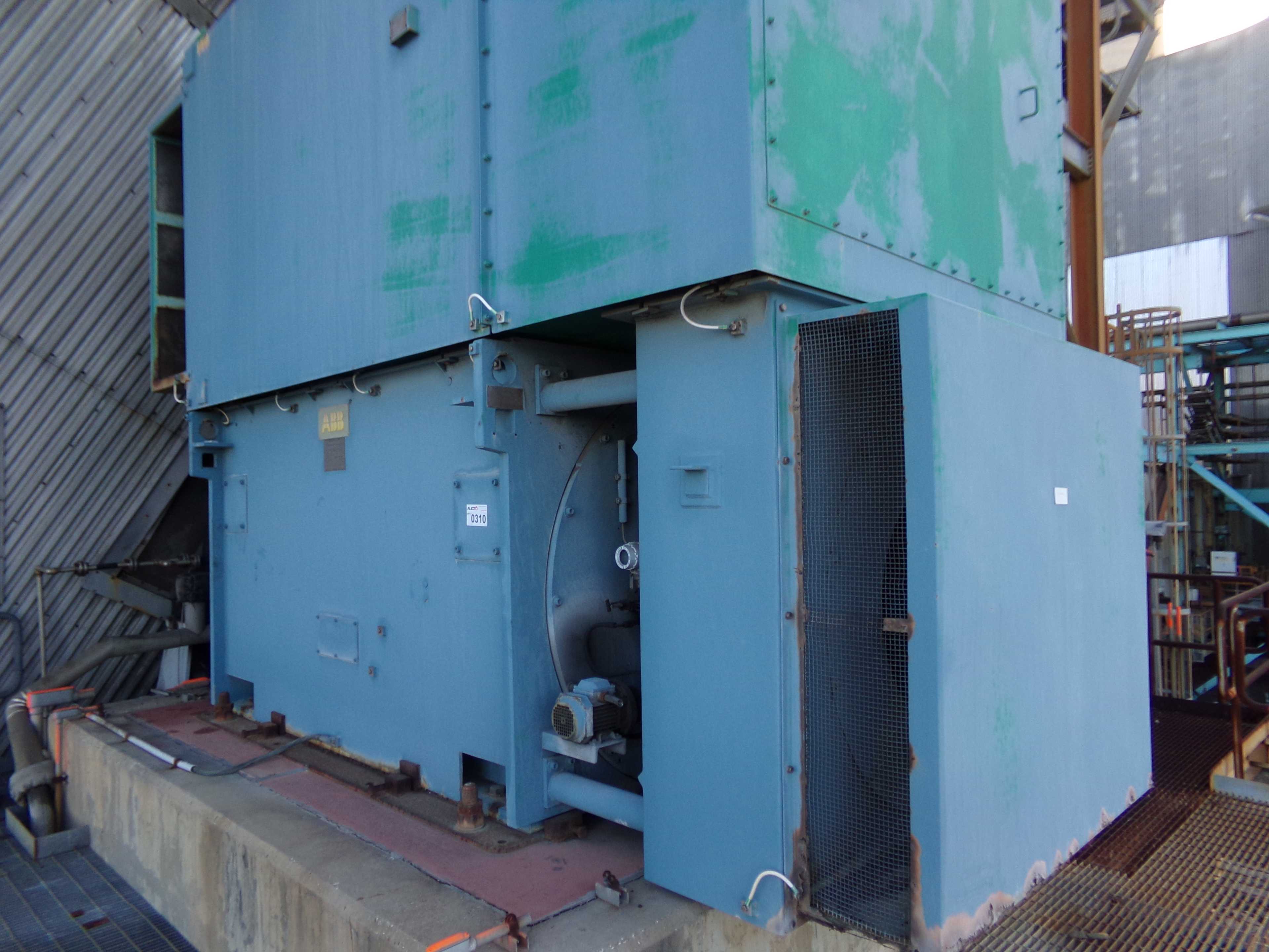 2008 ABB AMC 800M8A BSFV 3 PHASE INDUCTION MOTOR - ELECTRIC MOTORS