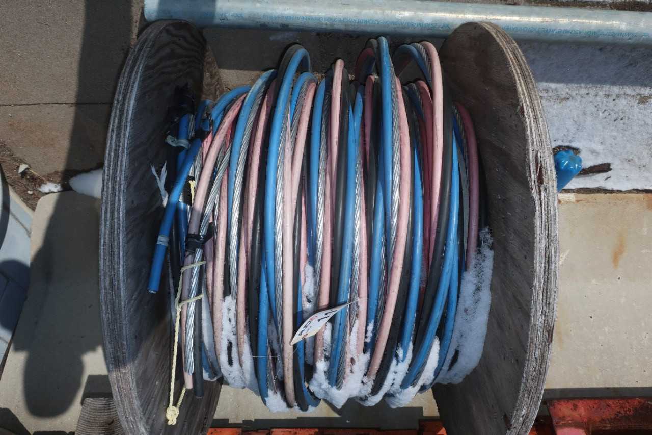 SPOOL OF STEEL CABLE-WIRE - INDUSTRIAL PARTS
