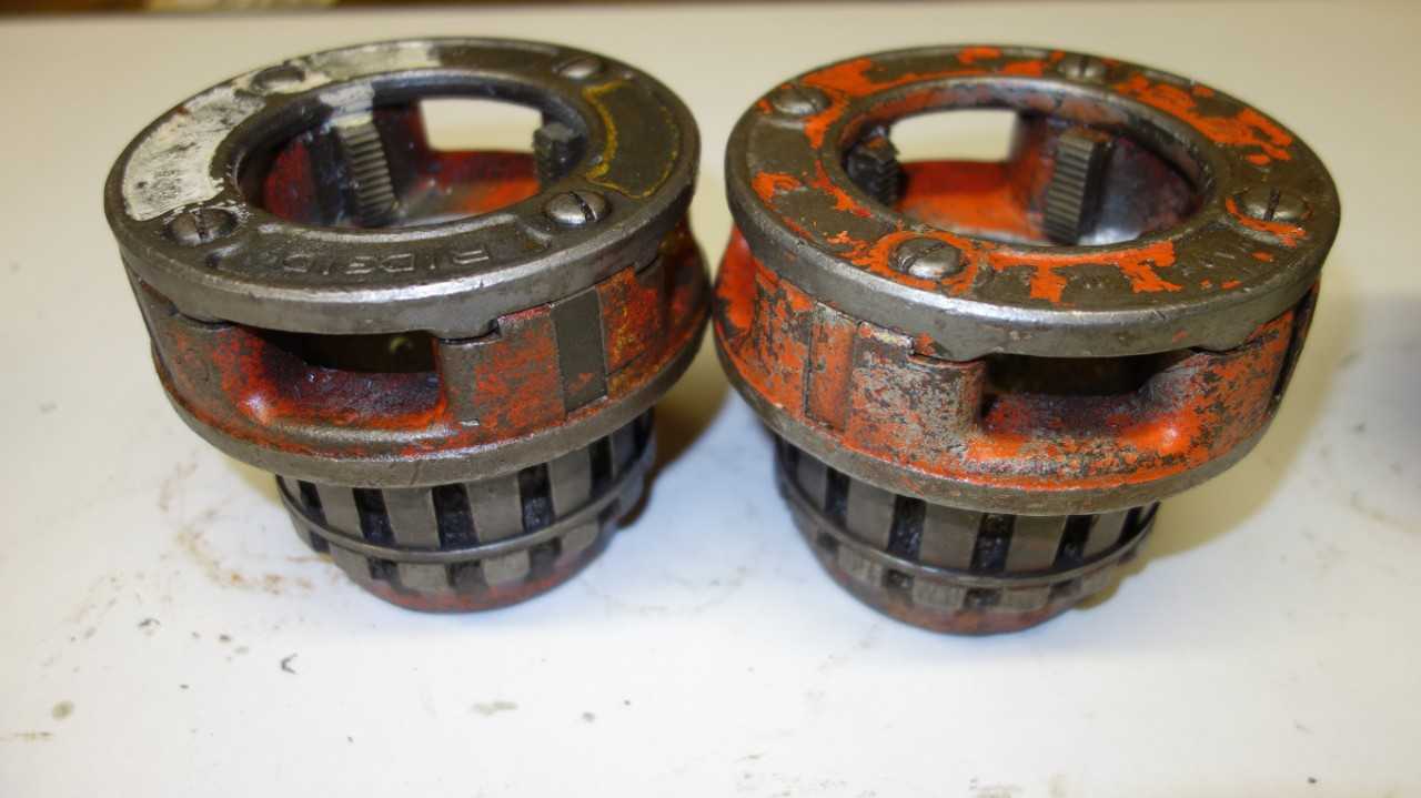 LOT OF 2 RIDGID 2 IN DIE HEADS - ELECTRIC POWER TOOLS