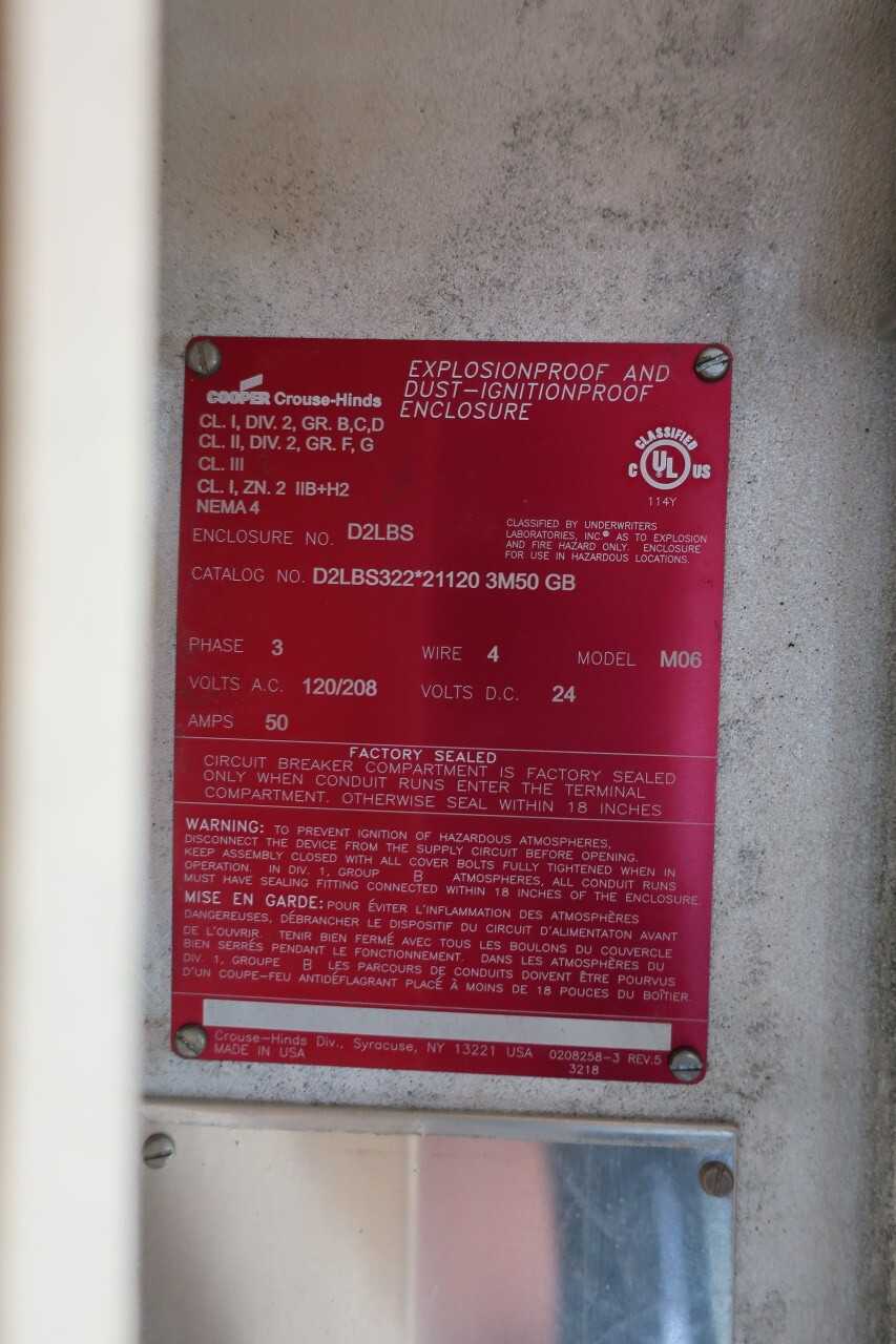 CROUSE HINDS POWER DISTRIBUTION PANELBOARD - PANELBOARDS