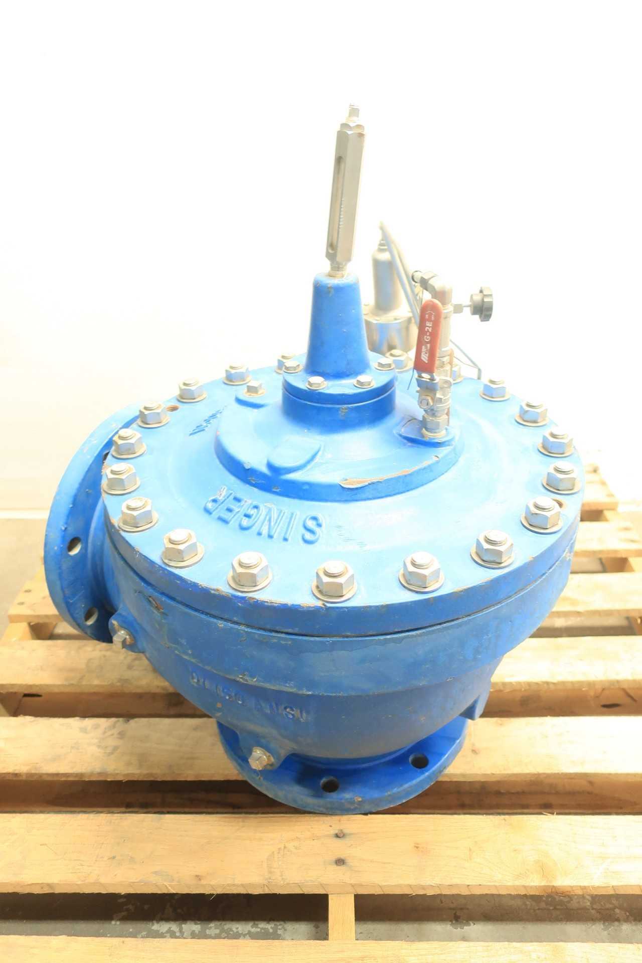 SINGER A106-RPS FLANGED 8IN PRESSURE REDUCING REGULATOR VALVE - VALVES SINGER A106-RPS FLANGED 8IN PRESSURE REDUCING REGULATOR VALVE - VALVES