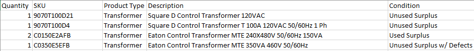 Quantity of 5x Assorted Transformers - CONTROL TRANSFORMERS Quantity of 5x Assorted Transformers - CONTROL TRANSFORMERS