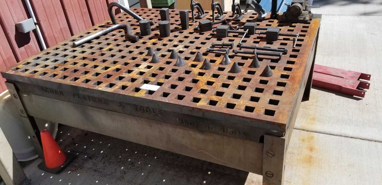Acorn Welding/Fabrication Table - TOOL STORAGE Acorn Welding/Fabrication Table - TOOL STORAGE