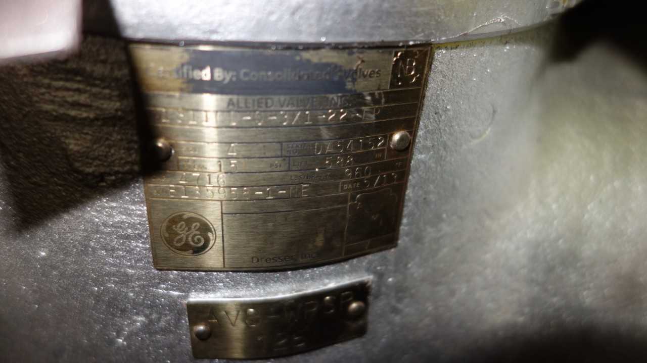 CONSOLIDATED 161TTD- 0-3X1-22-LP 4IN STEEL RELIEF VALVE - RELIEF VALVE