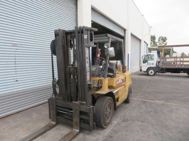 Caterpillar 6800 Lb Capacity Fork Lift with 72 inch forks propane and hard tires - PLANT & FACILITY