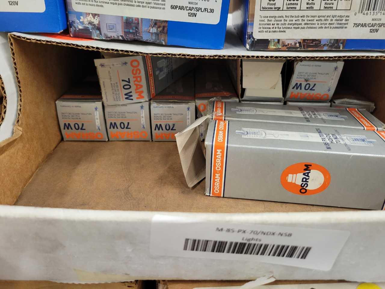 [Sylvania, Philips, Osram - 96QTY] Assorted Light Bulbs - LIGHTING