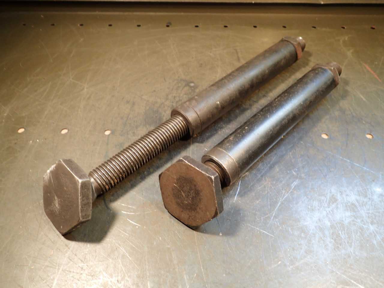 2 Pc Mill Hold Down Swivel Screw Jack Leveling Feet 10-14" Height 1"-8 NC Thread - END MILLS