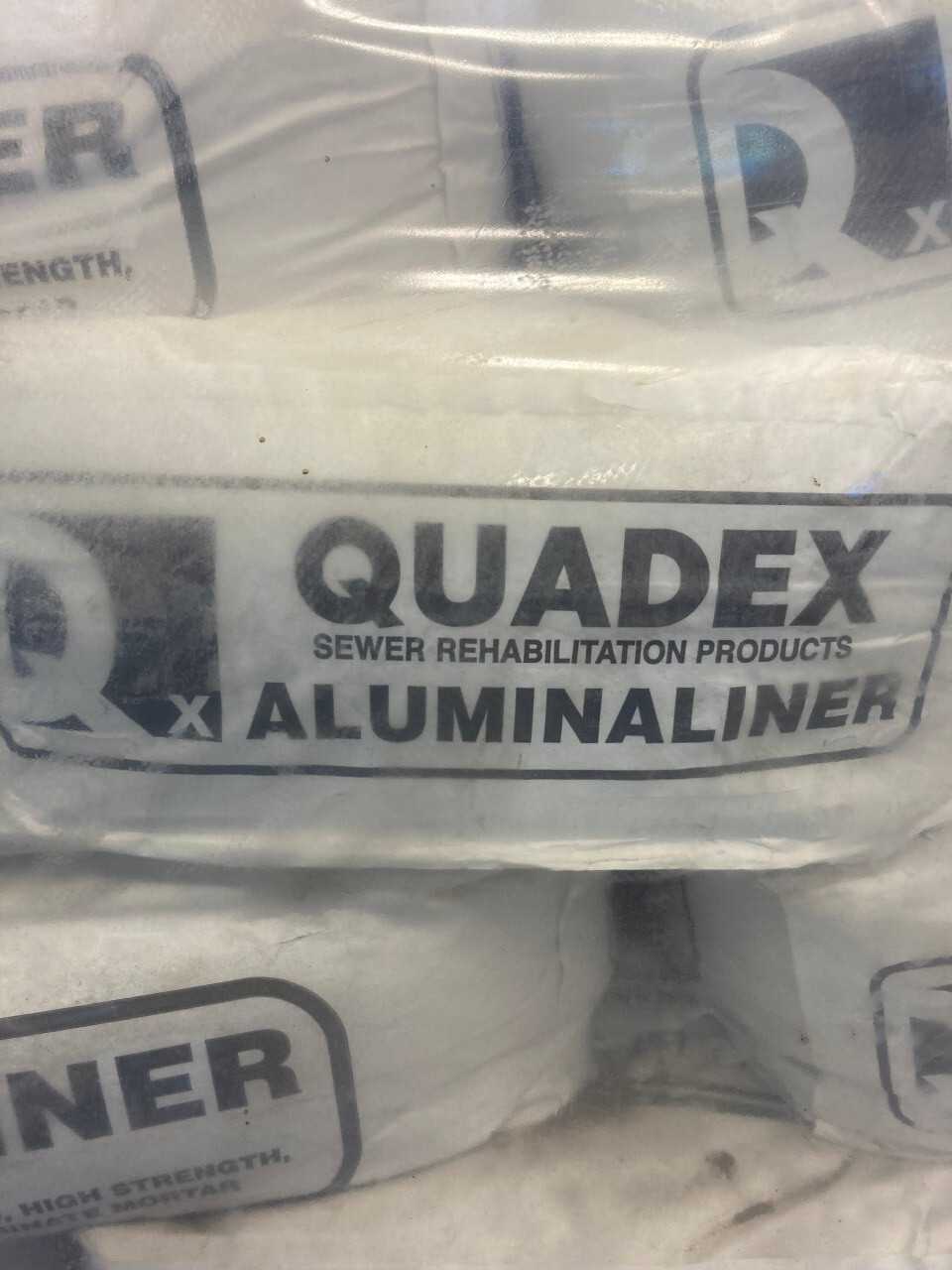 Lot of 3 Pallets With 56 Quadex Aluminaliner 60lb Bags of Mortar on Each Pallet **NEW** - INDUSTRIAL PARTS