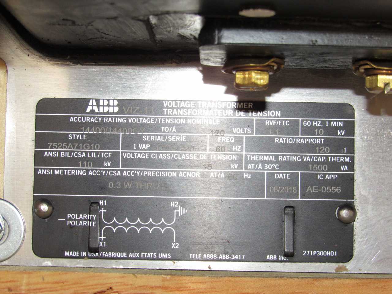 ABB transformer - CONTROL TRANSFORMERS