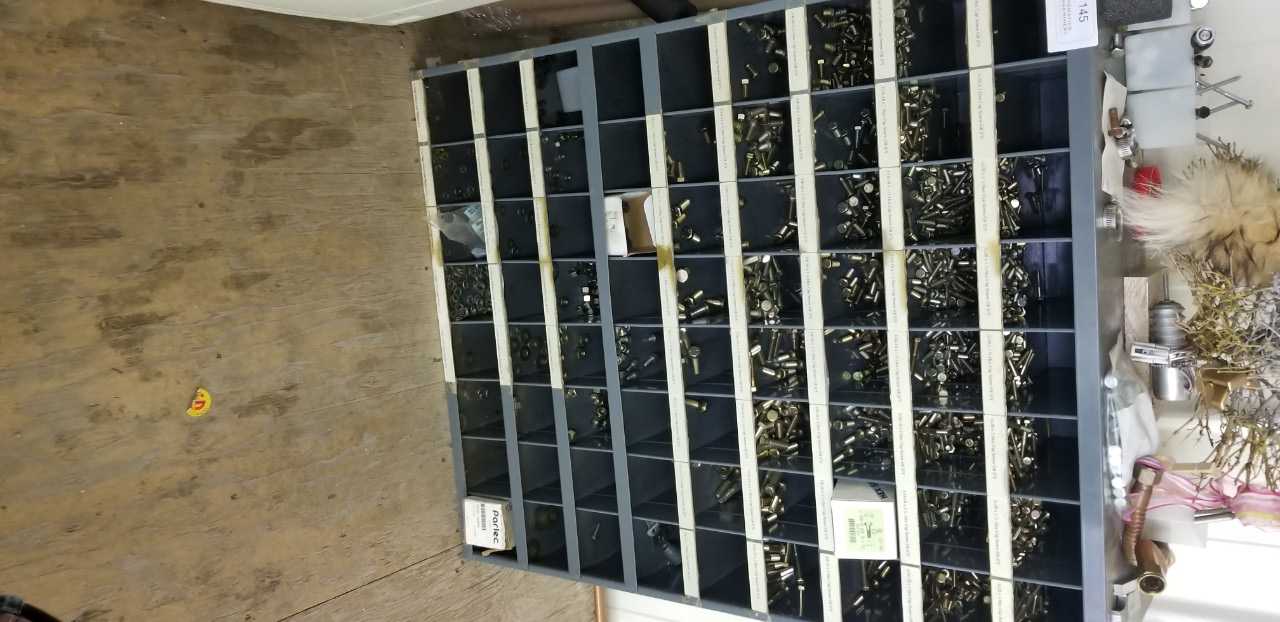 72 Slot Organizing Cabinet All contents Included - TOOL STORAGE 72 Slot Organizing Cabinet All contents Included - TOOL STORAGE