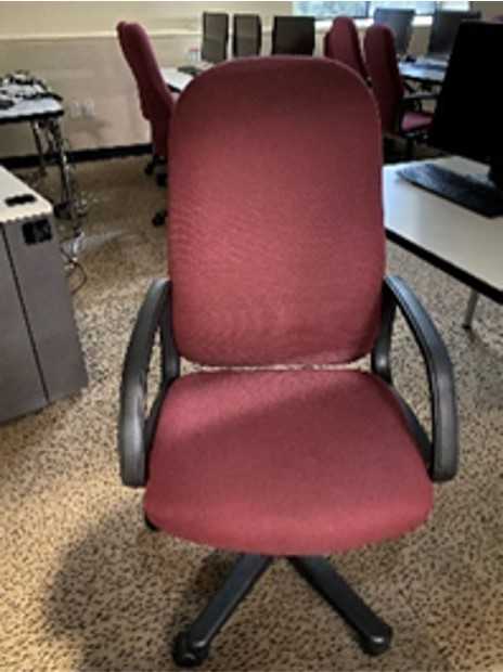 (10) Red High-Back Conference Room Chairs - PLANT & FACILITY EQUIPMENT