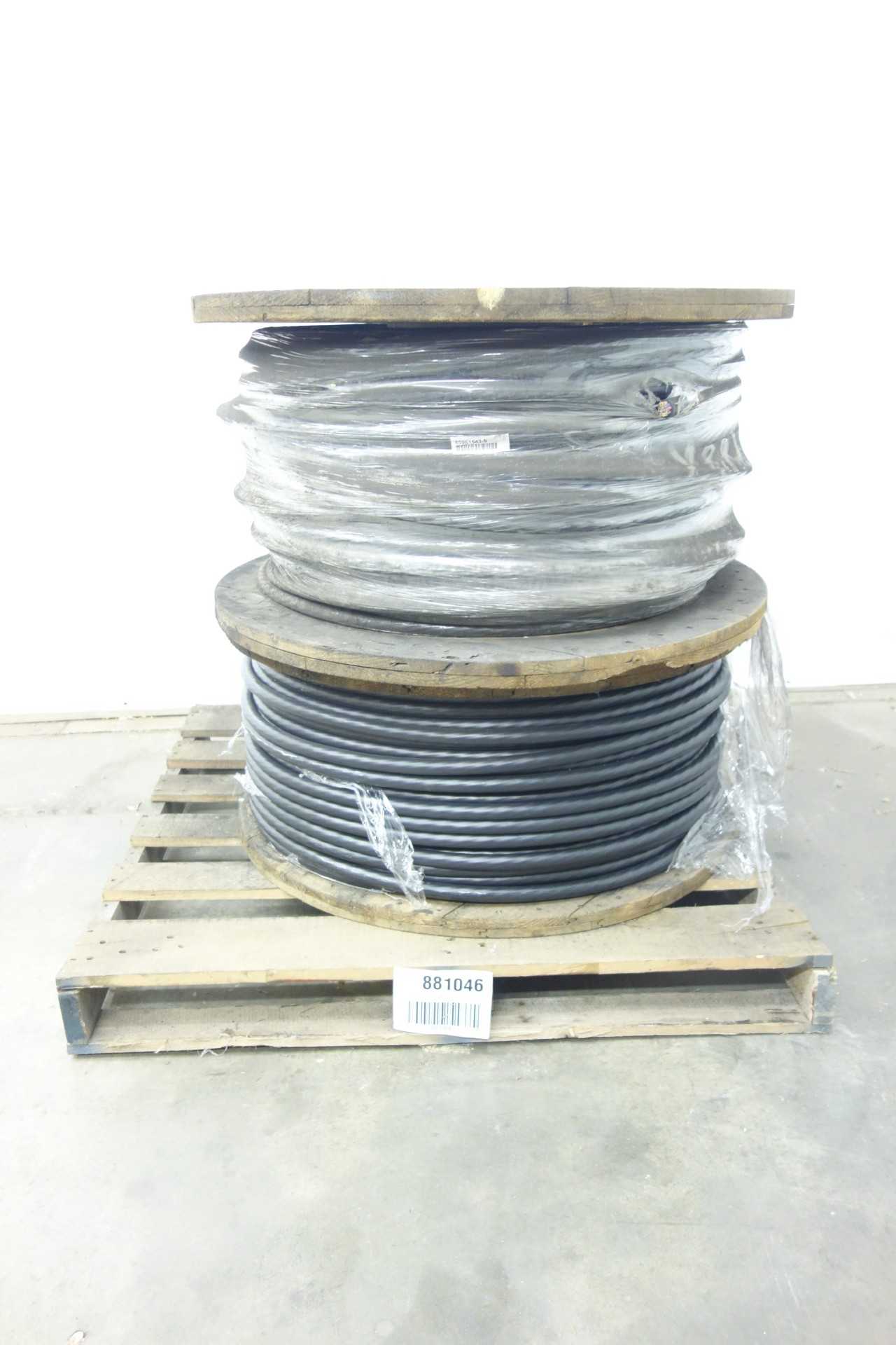 LOT OF 2 SPOOLS OF HOUWIRE 121C DIRECT BURIAL CABLE WIRE - ELECTRICAL COMPONENTS