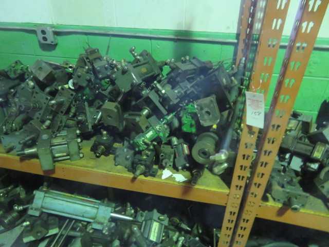 All hydraulics in pictures and contents on floor and pallet racks. - MISCELLANEOUS