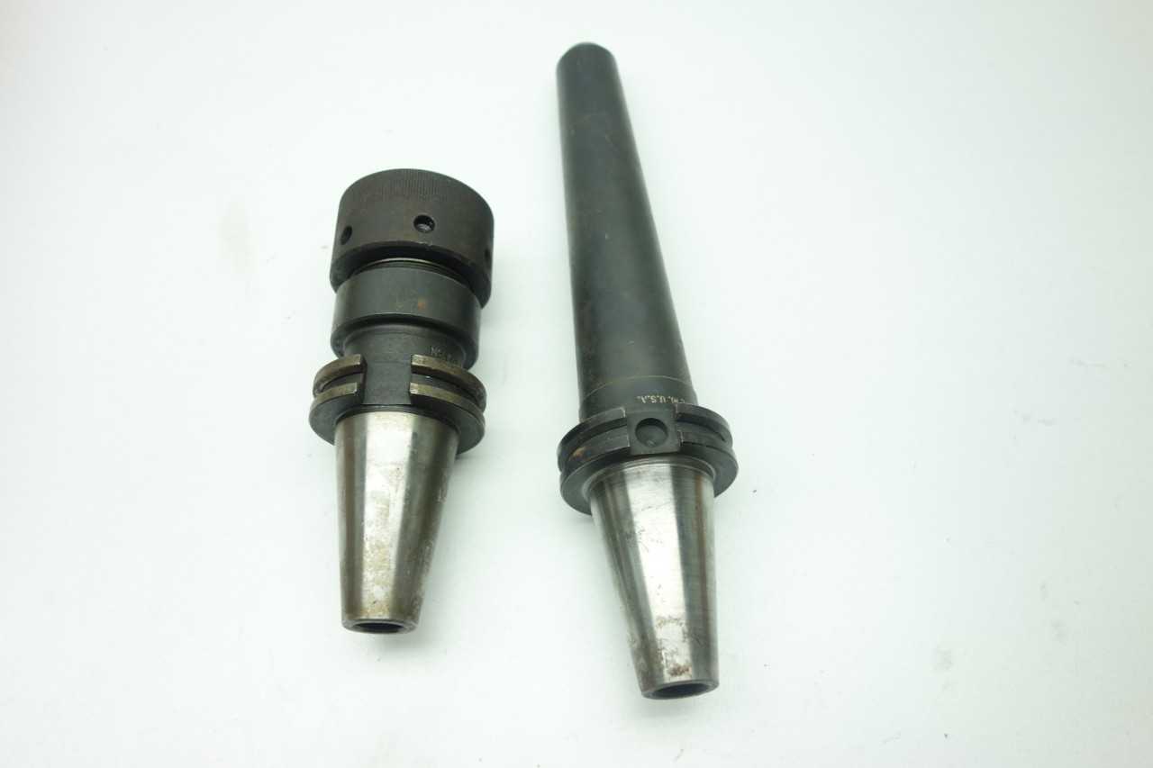 LOT OF ASSORTED CAT40 TOOL HOLDERS - LYNDEX, PRECISION COMPONENTS - ELECTRIC POWER TOOLS