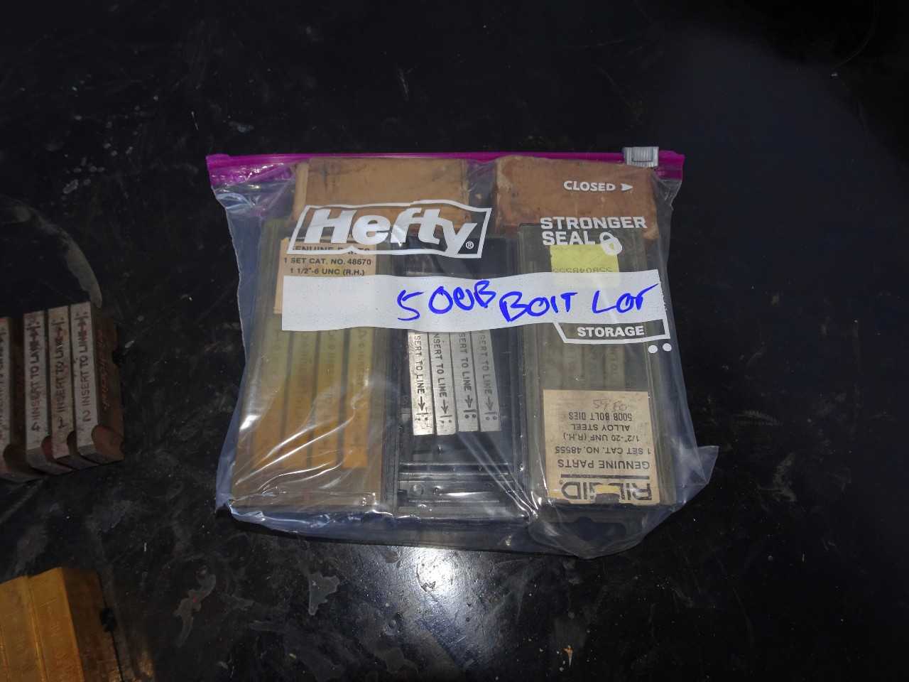 NEW OLD STOCK RIDGID PIPE THREADER DIES - HAND TOOLS