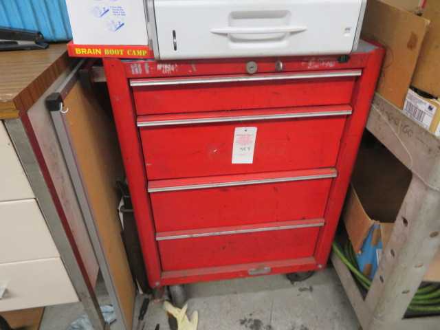4 Drawer Tool Cabinet and Contents - MISCELLANEOUS